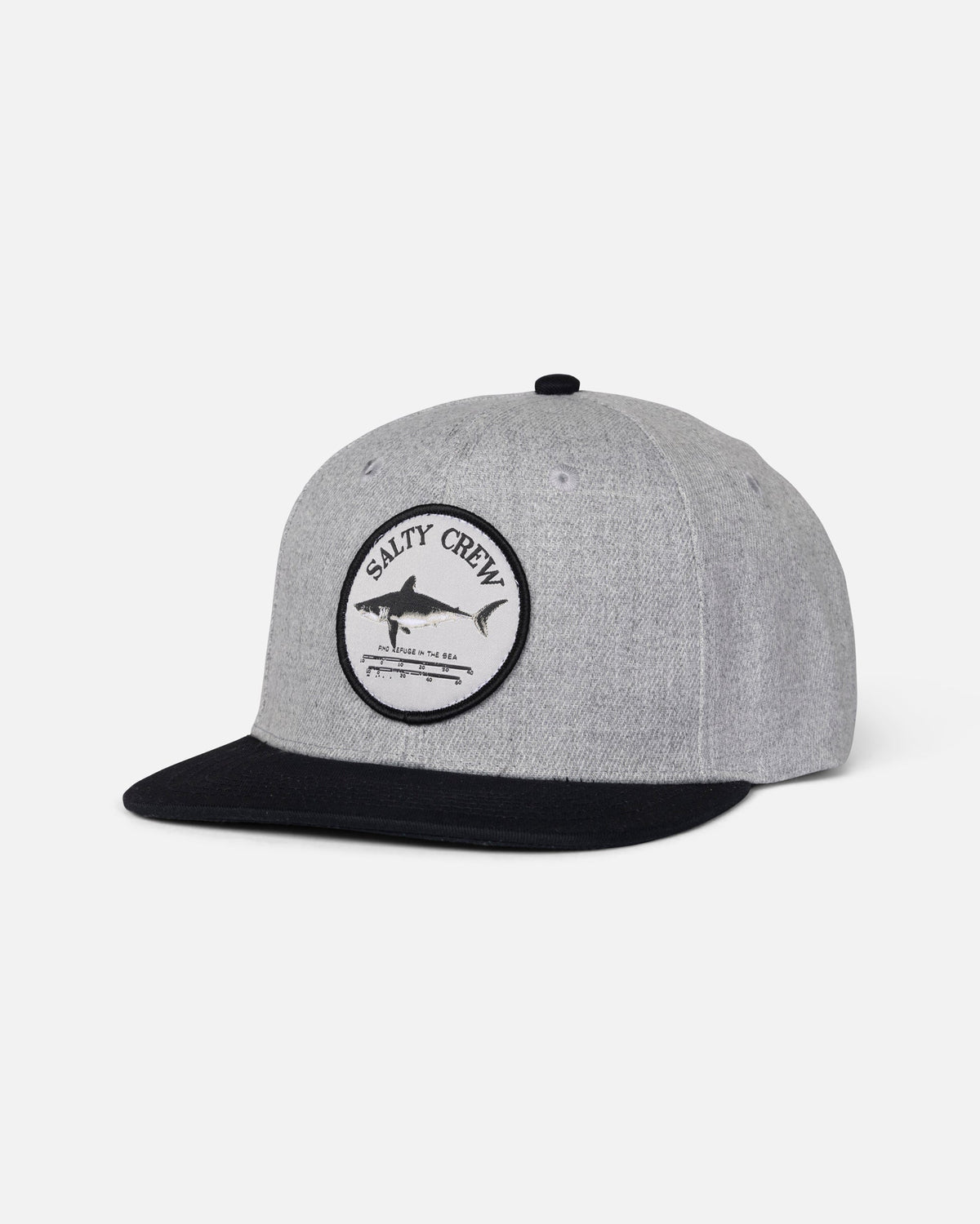 BRUCE BOYS 6 PANEL - Grey Heather | Salty Crew