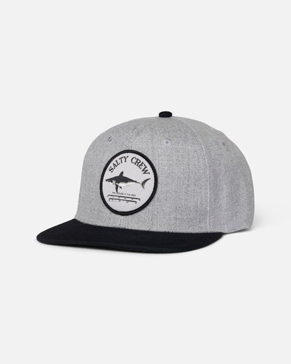 BRUCE BOYS 6 PANEL - Grey Heather | Salty Crew