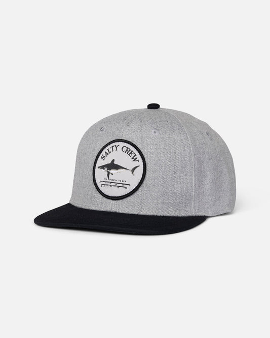 BRUCE BOYS 6 PANEL - Grey Heather | Salty Crew