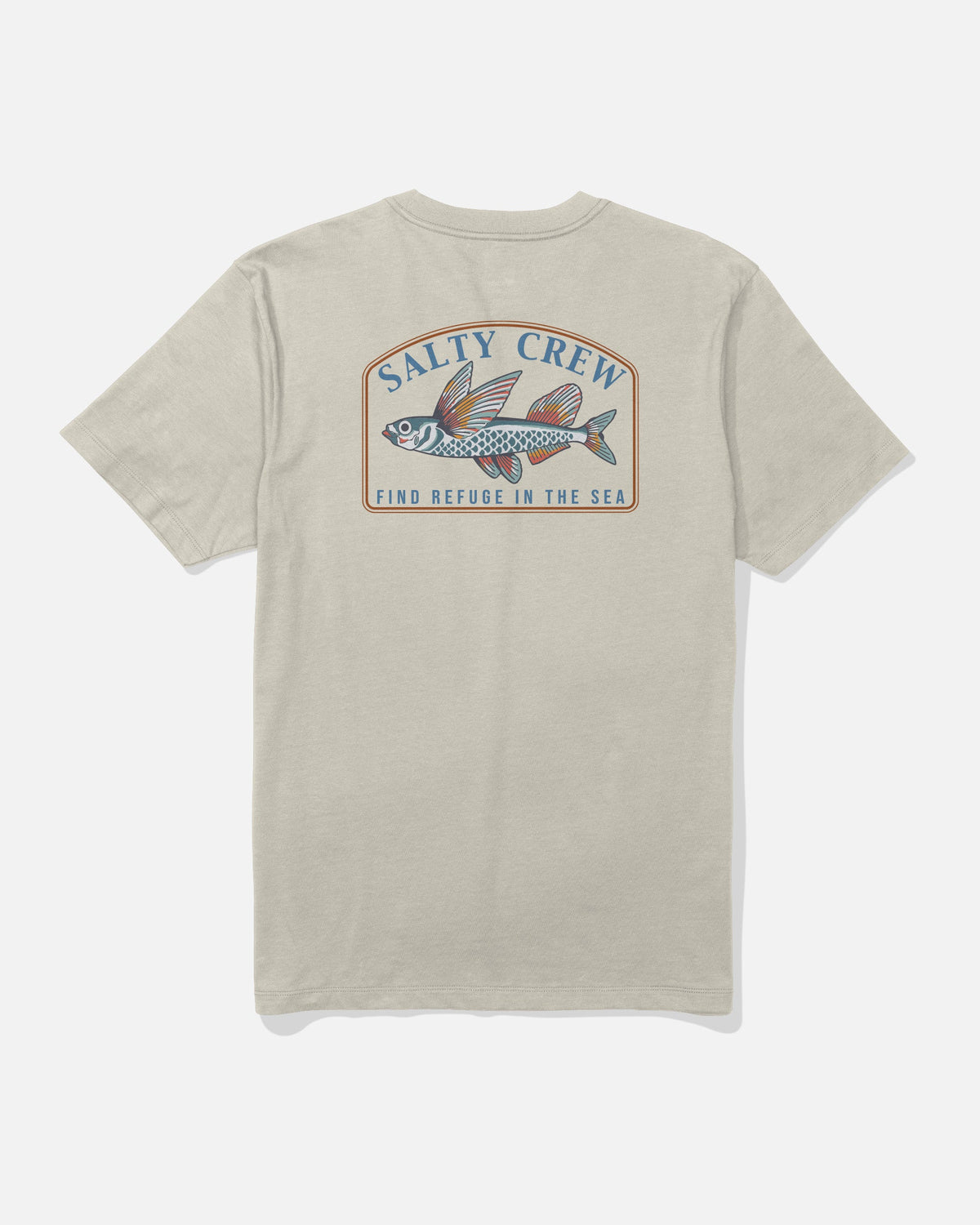 FLY HOME SS TEE - Bone | Salty Crew