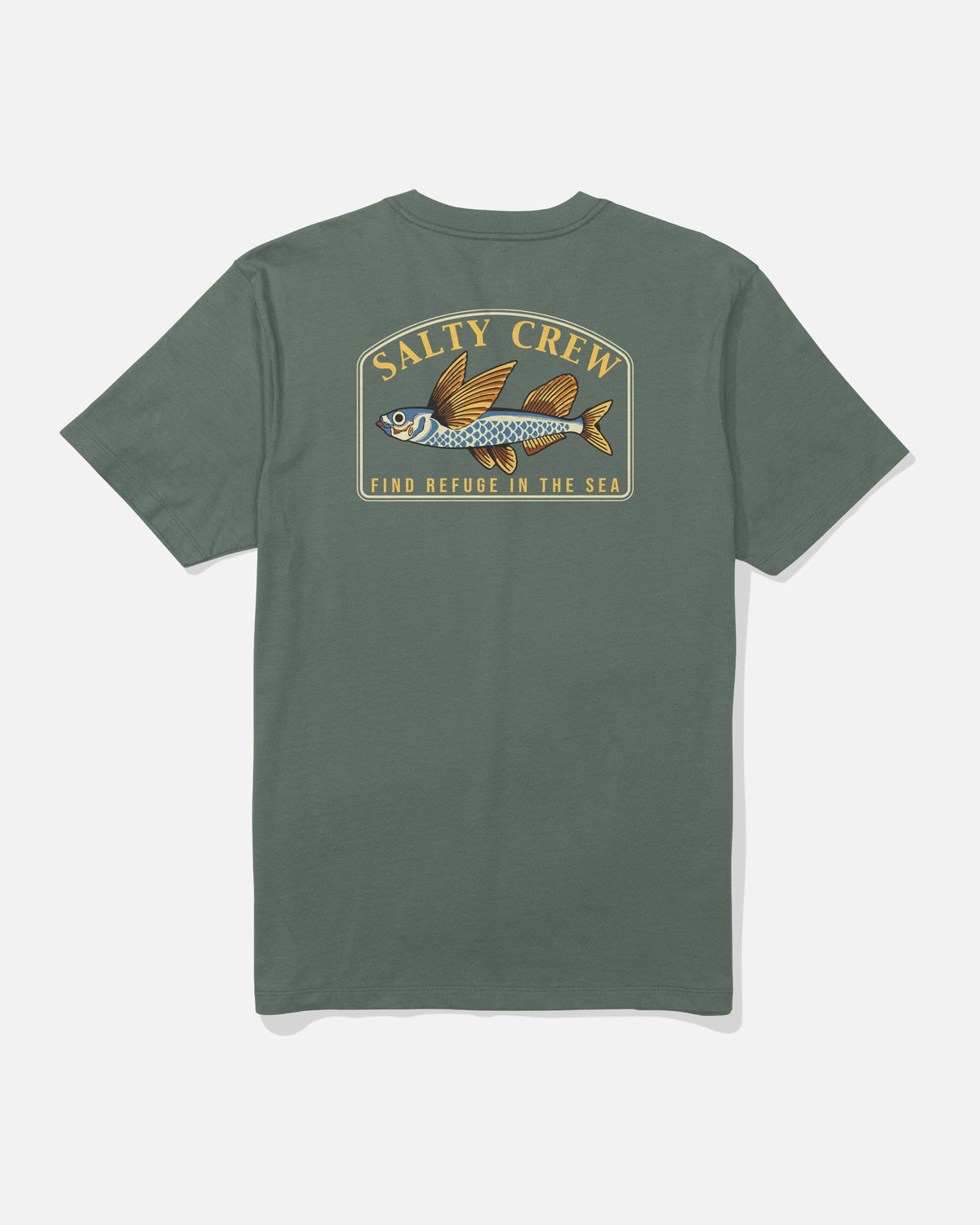 FLY HOME SS TEE - Laurel Wreath | Salty Crew