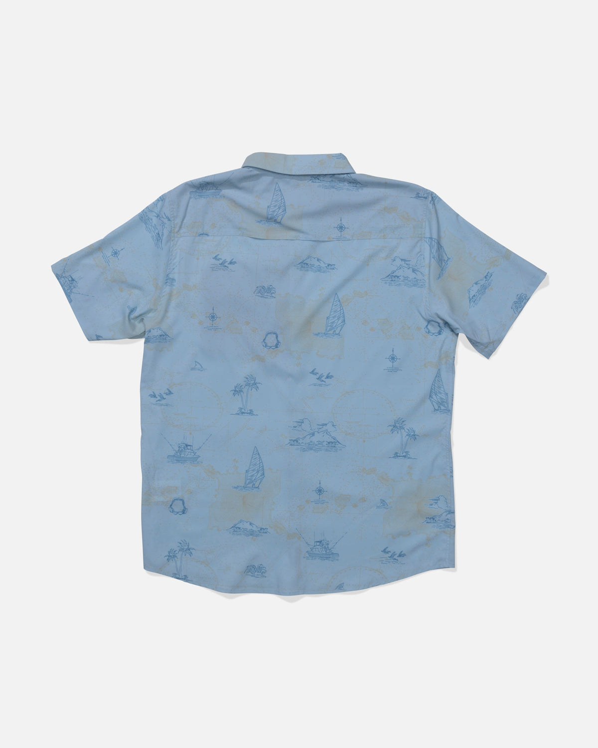 FLAGSHIP UV BUTTON UP - Clear Sky | Salty Crew