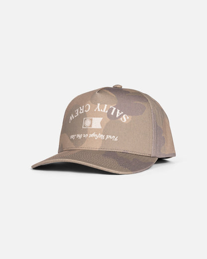 UPSIDEDOWN CREW SNAPBACK - Camo | Salty Crew