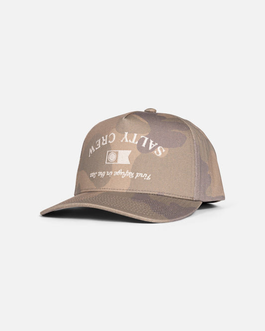 UPSIDEDOWN CREW SNAPBACK - Camo | Salty Crew