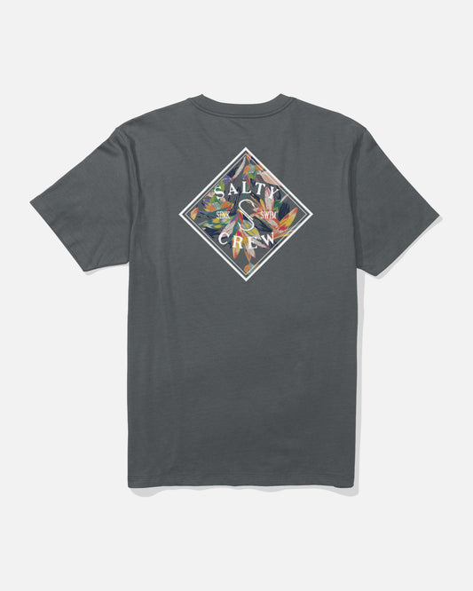 TIPPET FILL SS TEE - Charcoal | Salty Crew