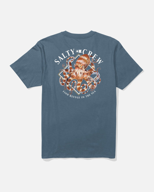 OCTOPOD SS TEE - Slate | Salty Crew