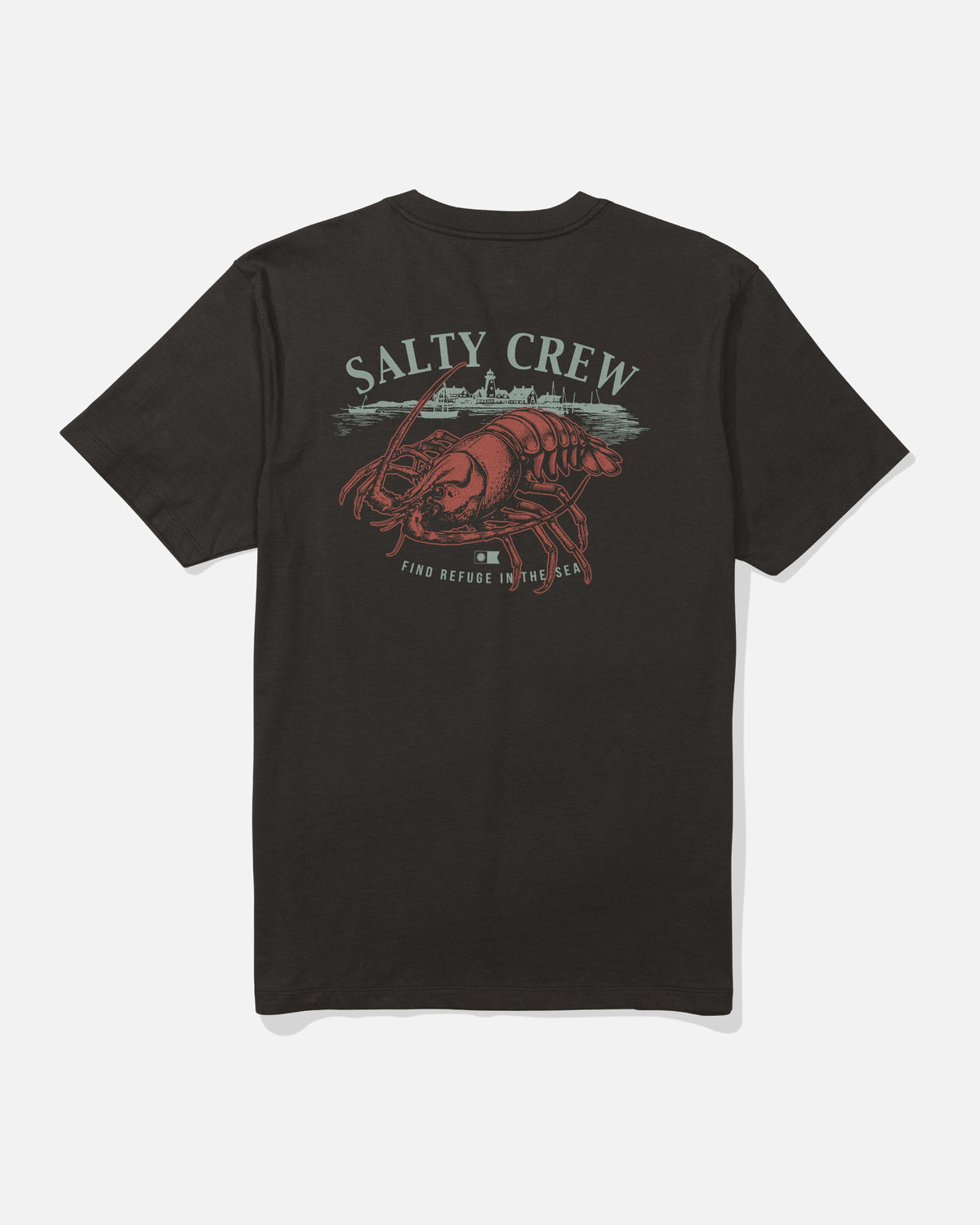 SHELLED SS TEE - BLACK | Salty Crew