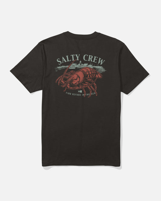 SHELLED SS TEE - BLACK | Salty Crew