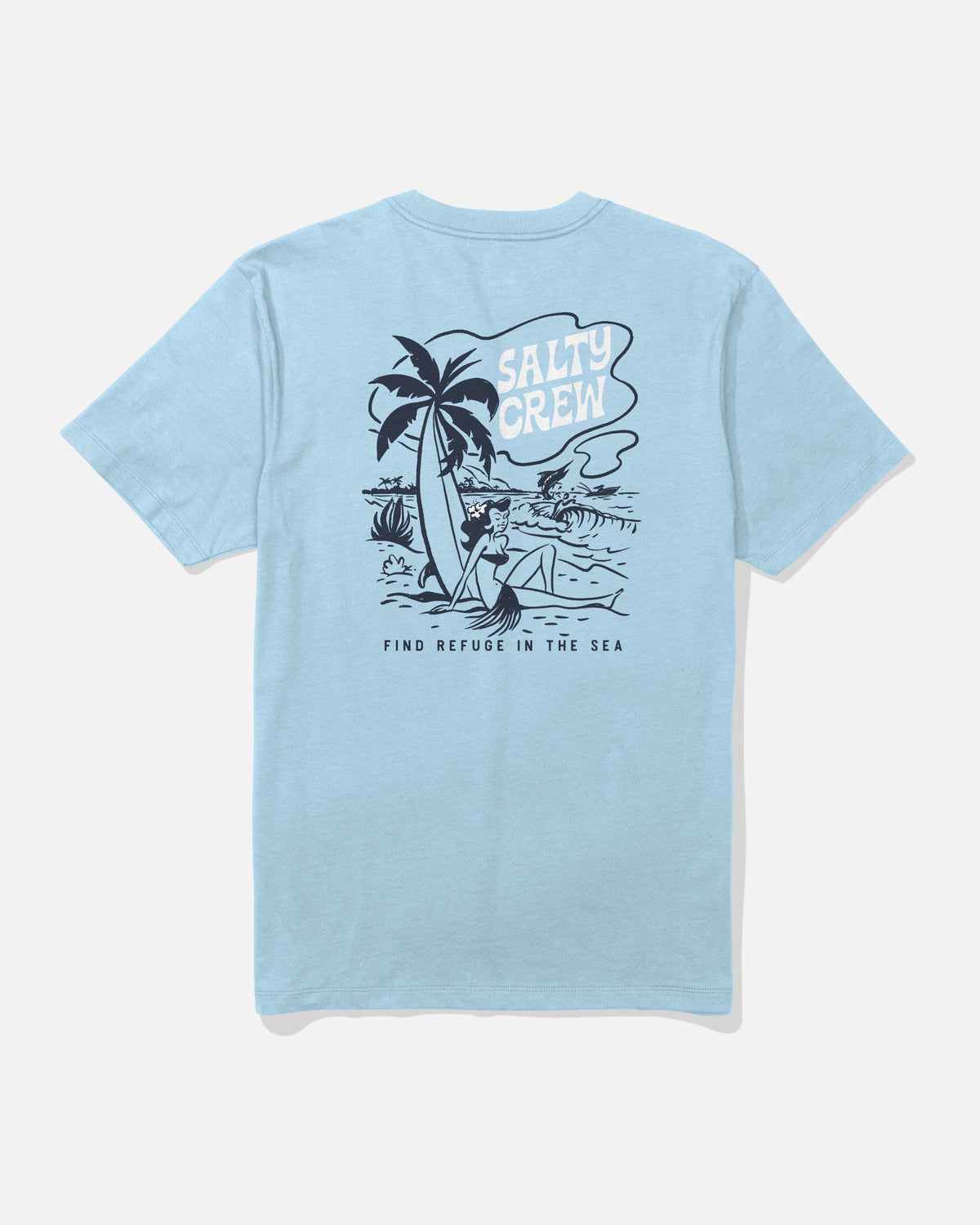 LOUNGE SS TEE - Clear Sky | Salty Crew