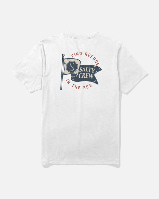 WAVEY SS TEE - White | Salty Crew