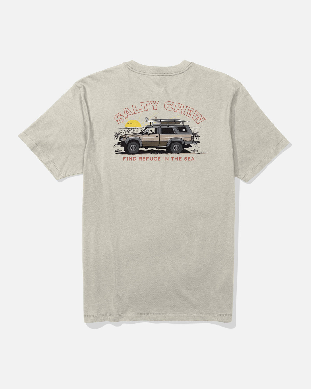 GET READY SS TEE - Bone | Salty Crew