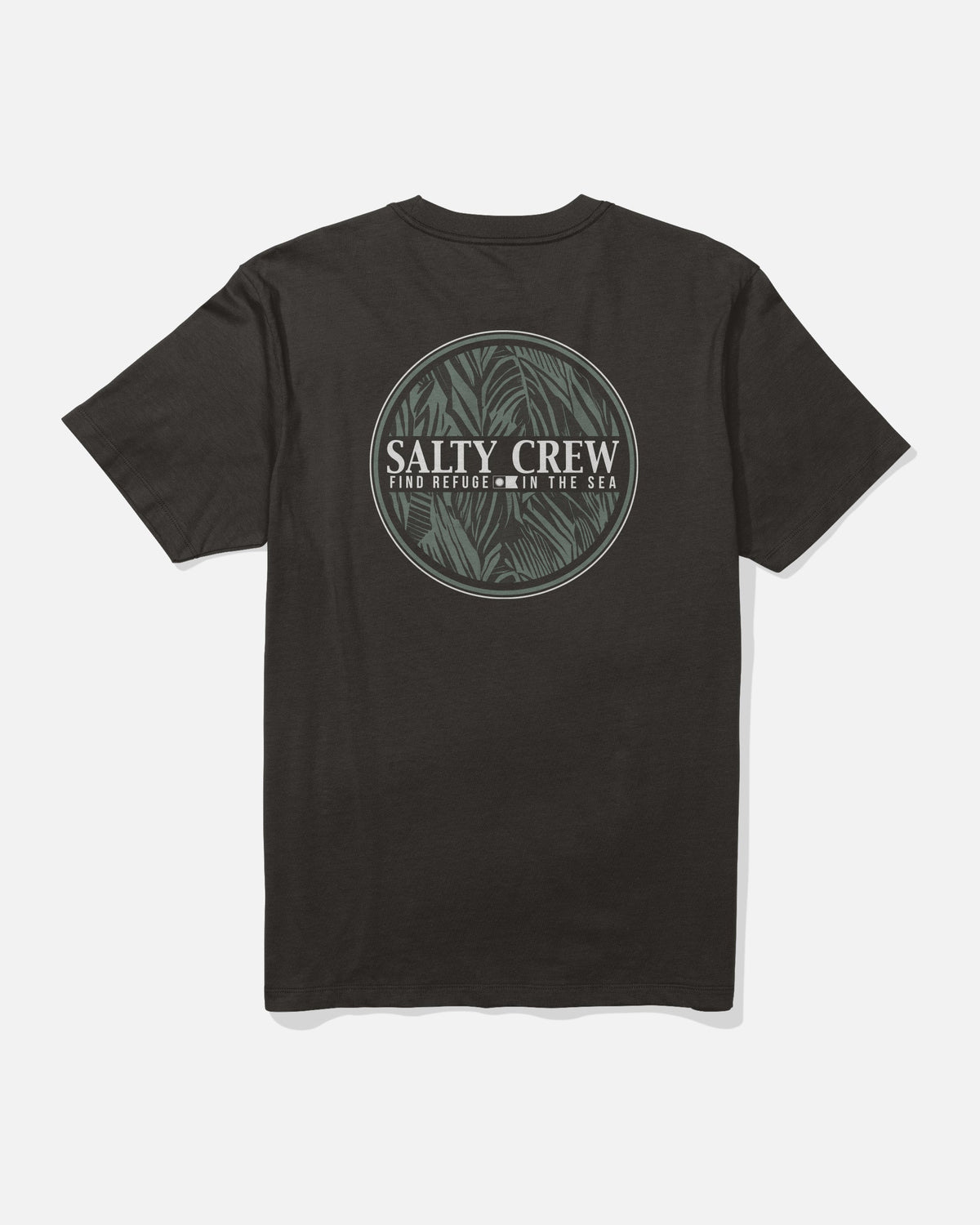 SPLIT FILL SS TEE - Black | Salty Crew