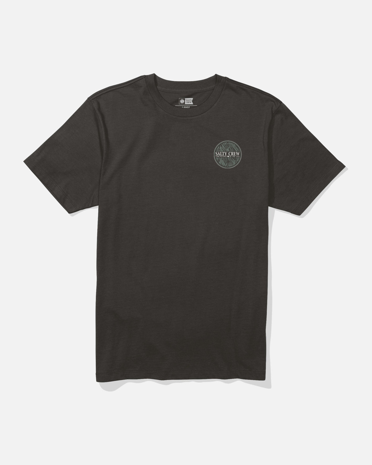 SPLIT FILL SS TEE - Black | Salty Crew