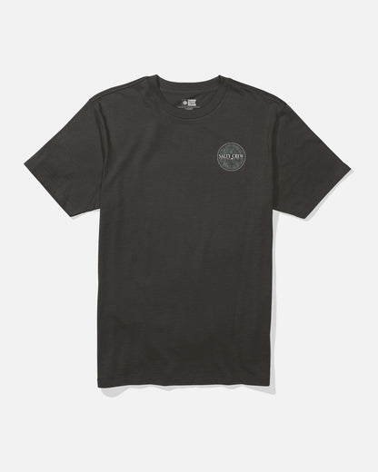 SPLIT FILL SS TEE - Black | Salty Crew