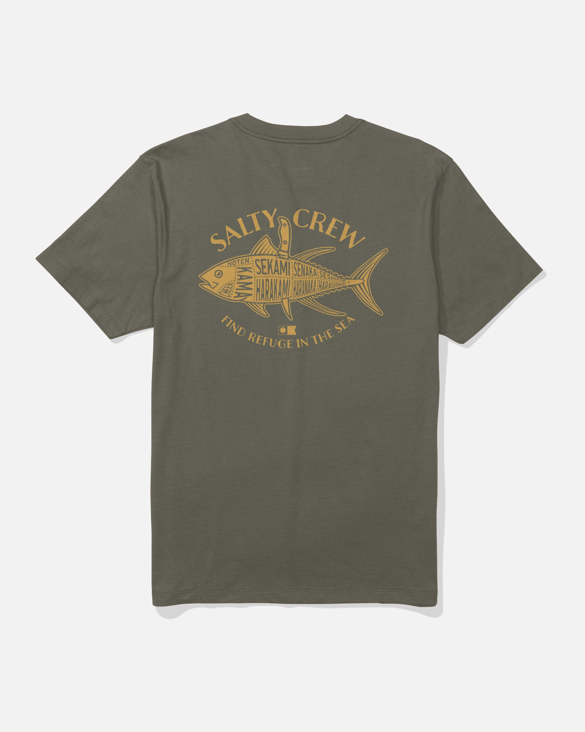 OMAKASE SS TEE - Dusty Olive | Salty Crew