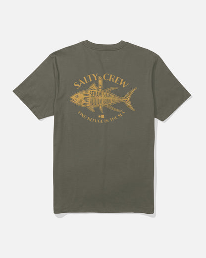 OMAKASE SS TEE - Dusty Olive | Salty Crew