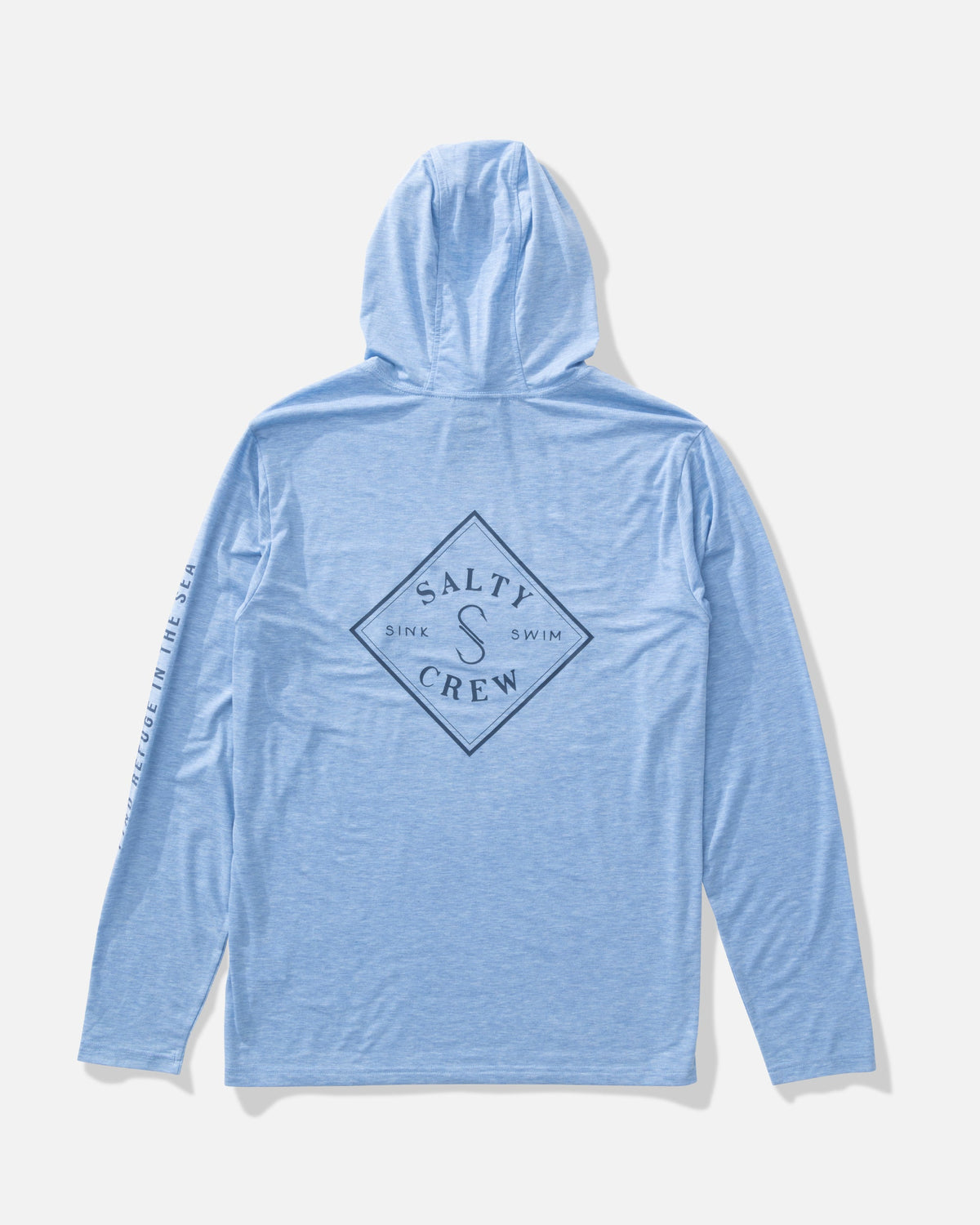 TIPPET POCKET UV HOODIE - Blue Heather | Salty Crew