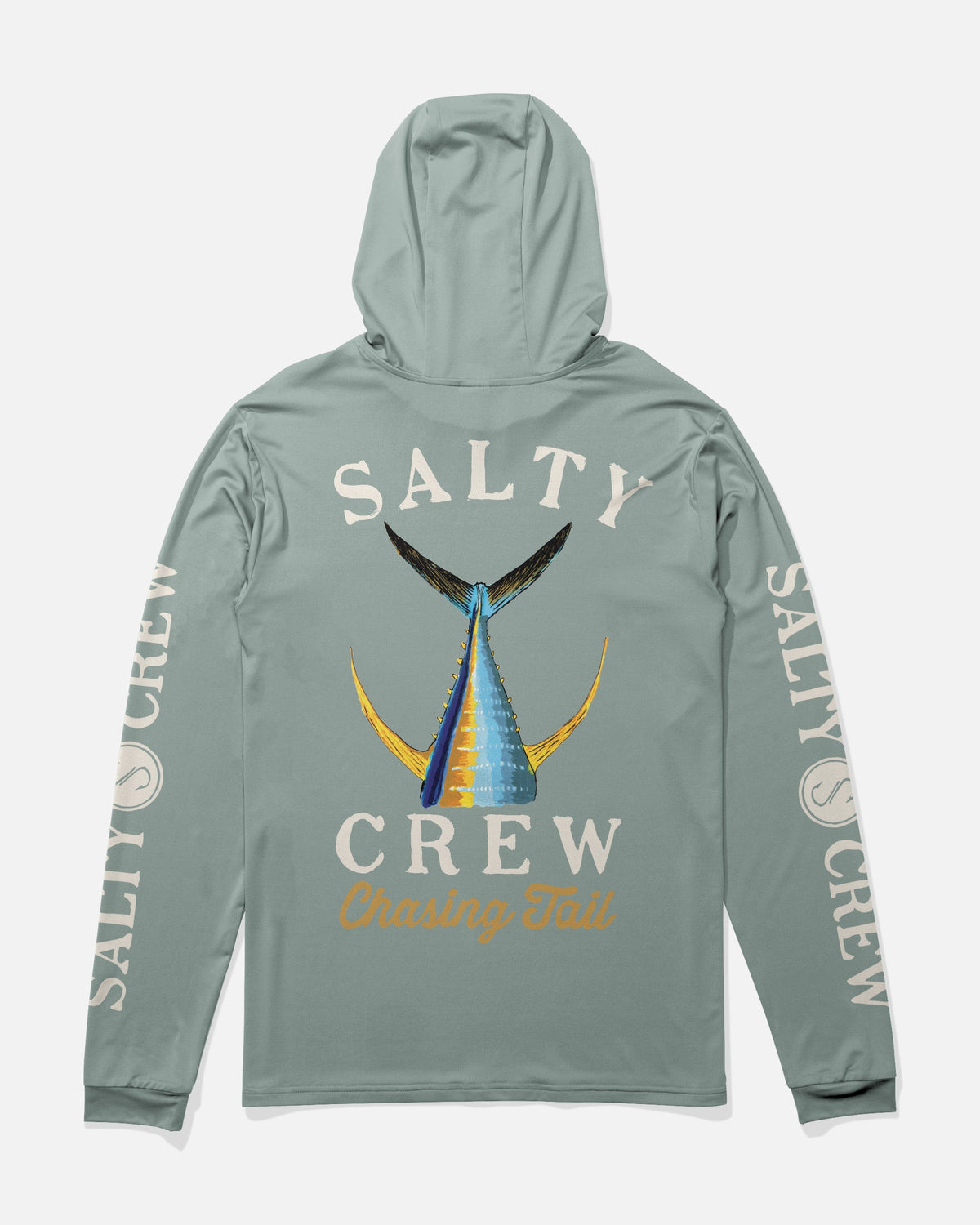 TAILED HOOD SUNSHIRT - Jade | Salty Crew
