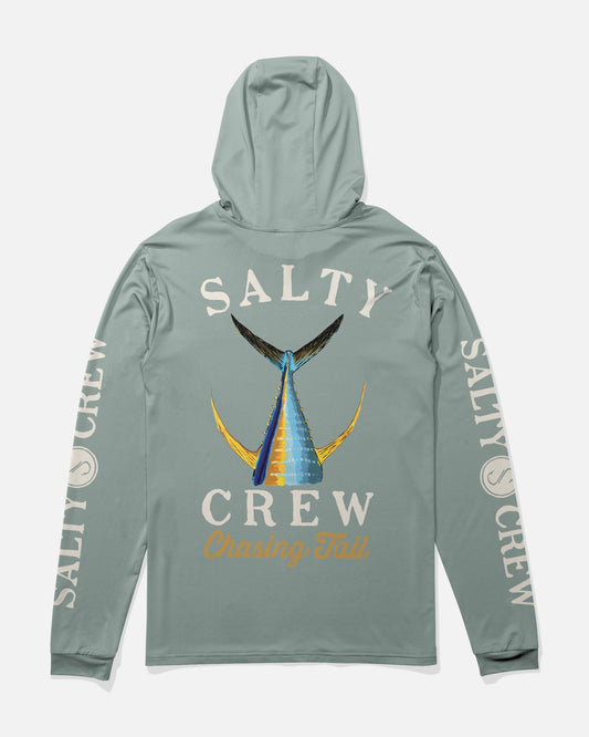 TAILED HOOD SUNSHIRT - Jade | Salty Crew