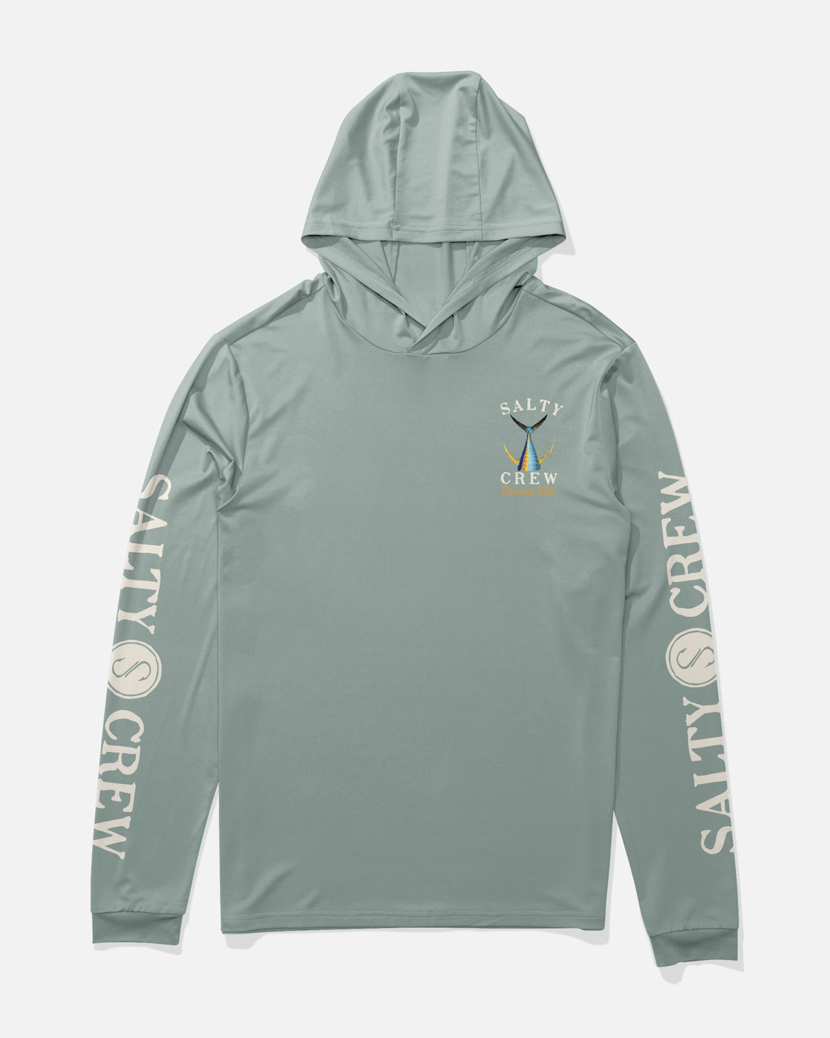 TAILED HOOD SUNSHIRT - Jade | Salty Crew