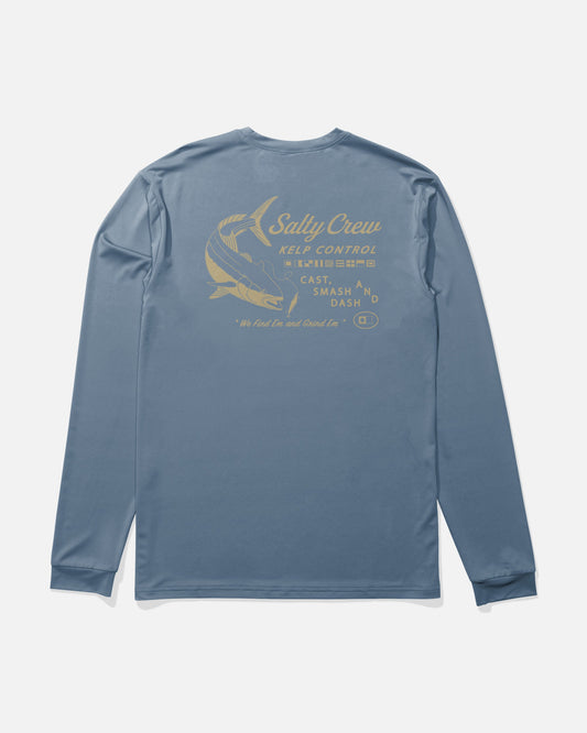 KELP CONTROL LS SUNSHIRT - Captains Blue | Salty Crew