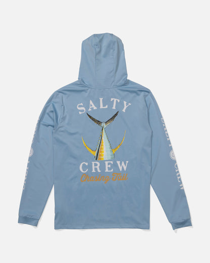 TAILED HOOD SUNSHIRT - Clear Sky | Salty Crew