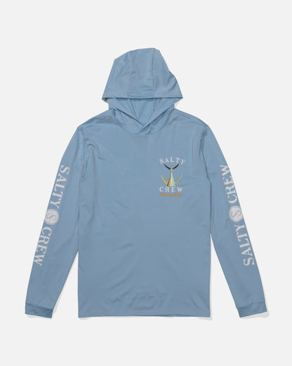 TAILED HOOD SUNSHIRT - Clear Sky | Salty Crew