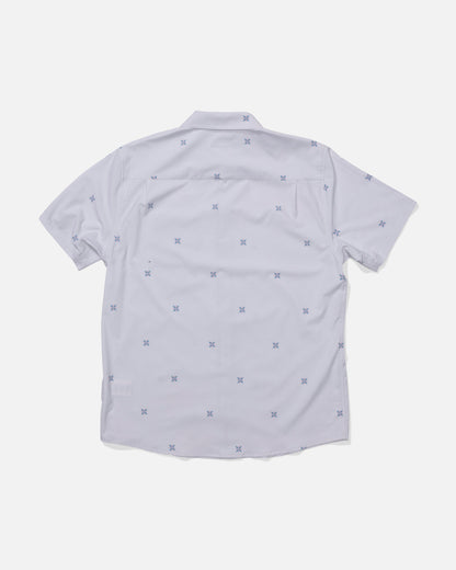 DRIFTER UV BUTTON UP - Light Grey | Salty Crew
