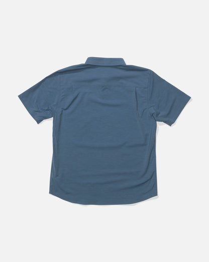 DRIFTER UV POLO - Channel Blue | Salty Crew