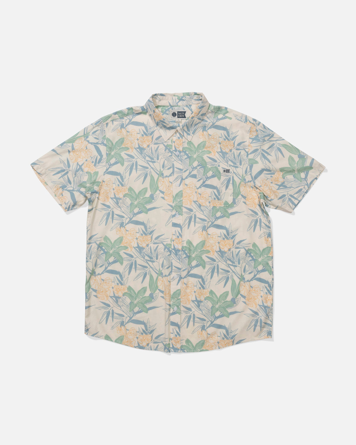CREW SS BUTTON UP - Off White | Salty Crew