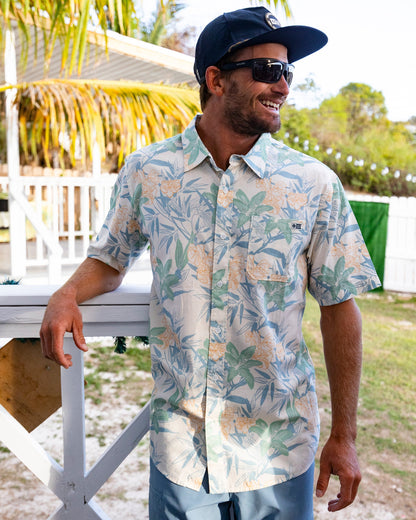 CREW SS BUTTON UP - Off White | Salty Crew