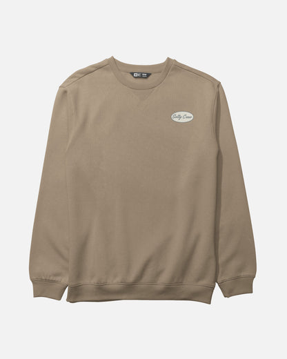 CRAFTED CREW FLEECE - Khaki | Salty Crew