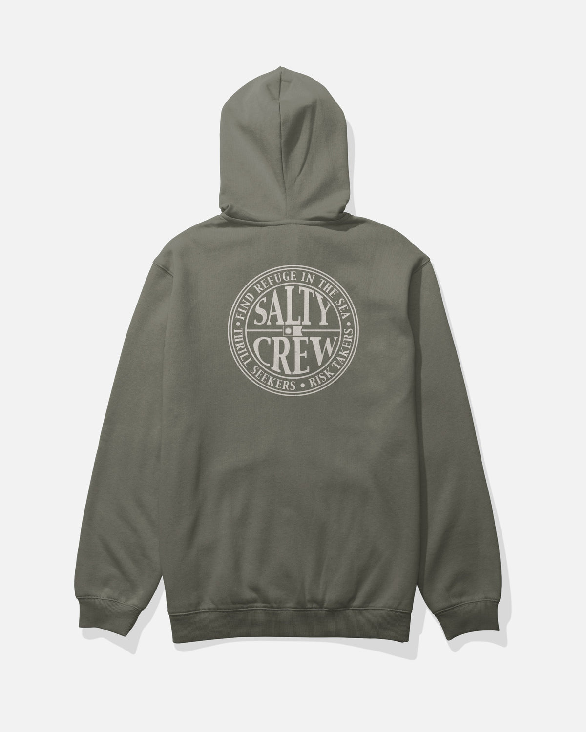 GLOBAL ZIP FLEECE - Dusty Olive | Salty Crew