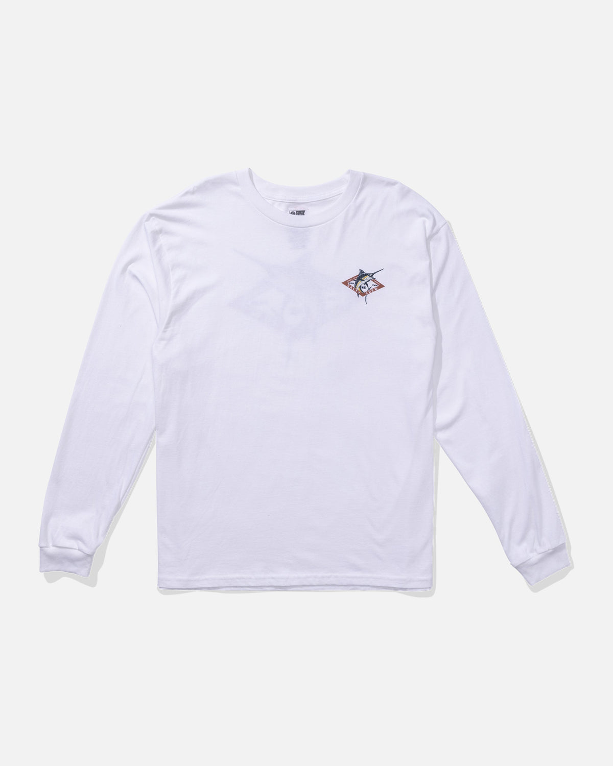 DIAMOND MARLIN LS TEE - White | Salty Crew