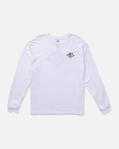 DIAMOND MARLIN LS TEE - White | Salty Crew