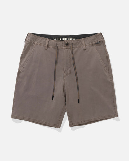 TRANSOM OVERDYE SHORT - Dark Brown | Salty Crew