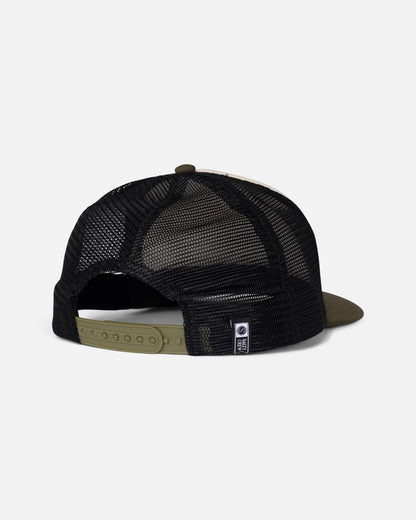 GOOD TIMES FOAMIE TRUCKER - Dark Olive | Salty Crew