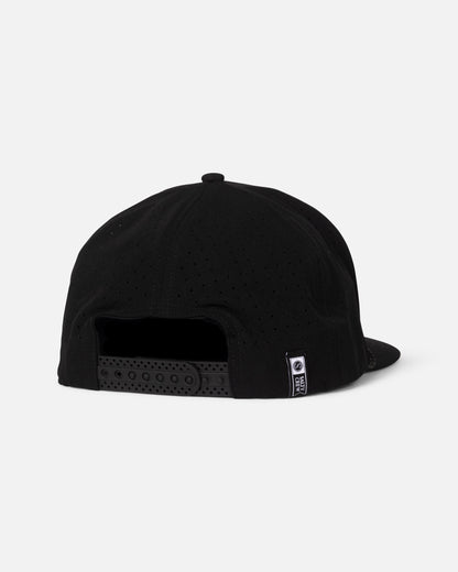 LONG RANGE SNAPBACK - BLACK | Salty Crew