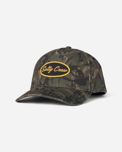 UPSTREAM SNAPBACK - Olive Camo | Salty Crew