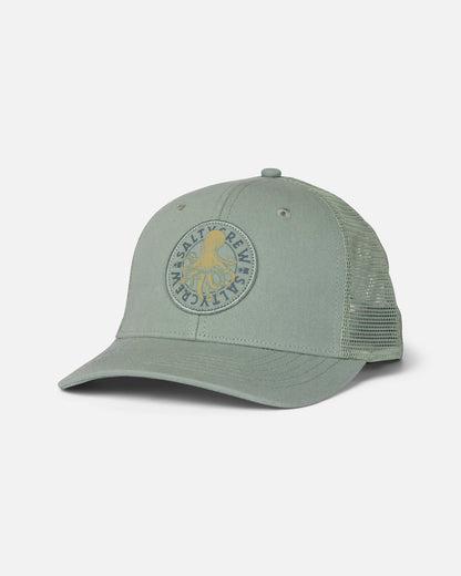 TENTACLES RETRO TRUCKER - Mineral Teal | Salty Crew