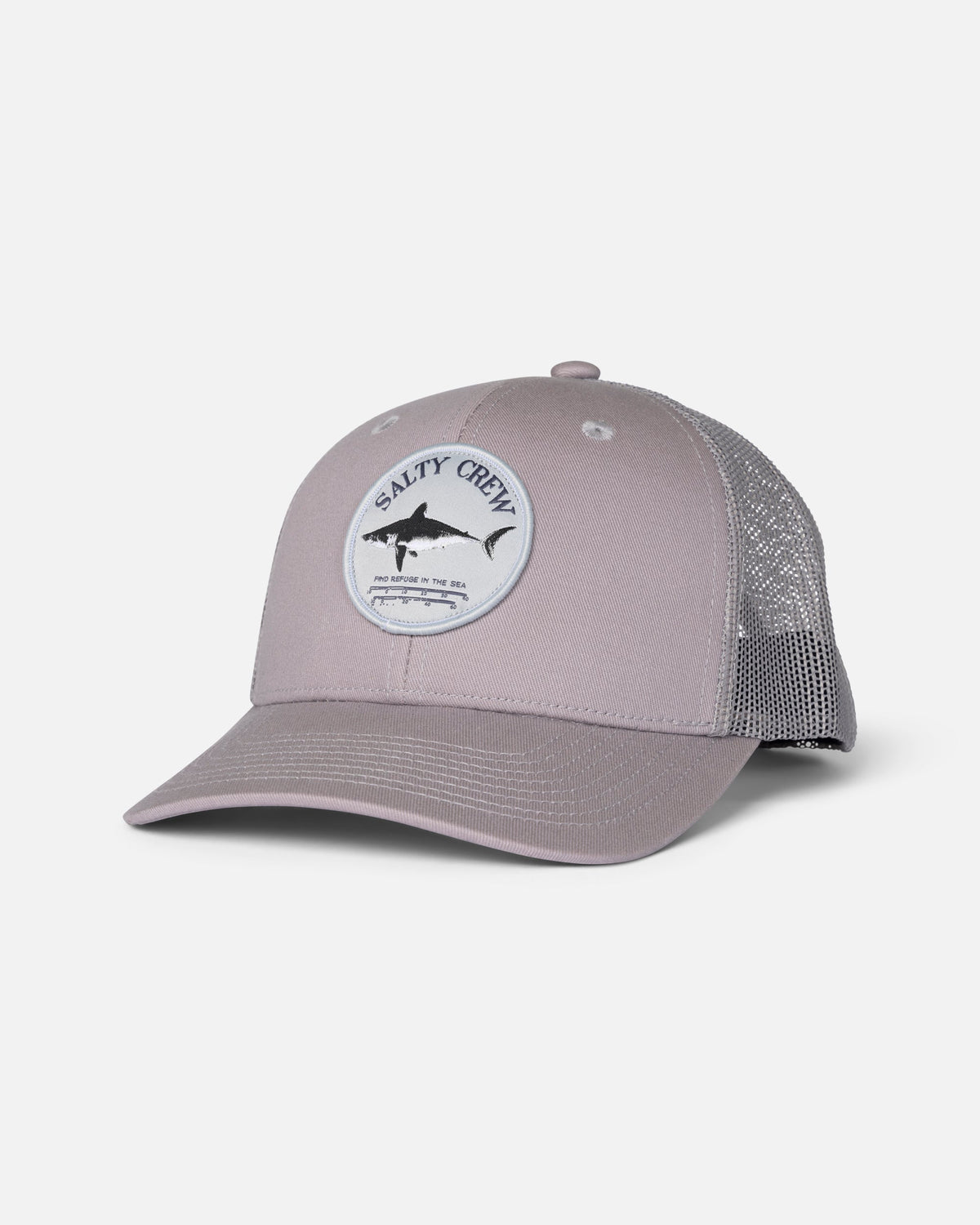 BRUCE RETRO TRUCKER - Light Grey | Salty Crew