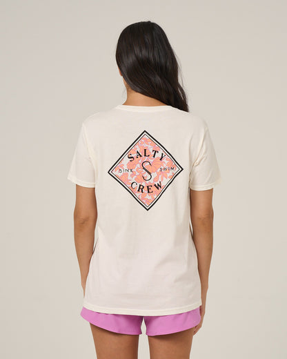 TIPPET BF TEE - Off White | Salty Crew