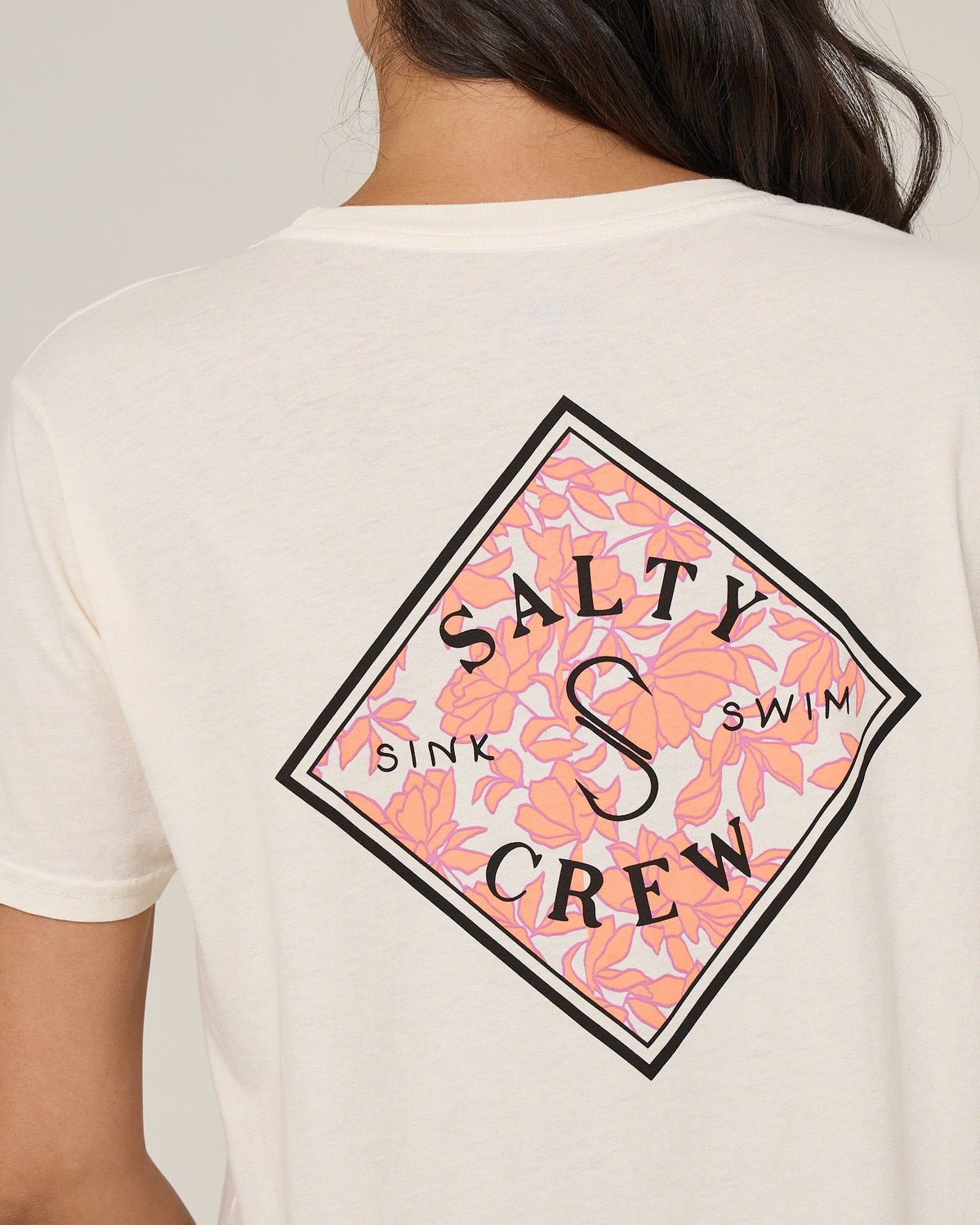 TIPPET BF TEE - Off White | Salty Crew