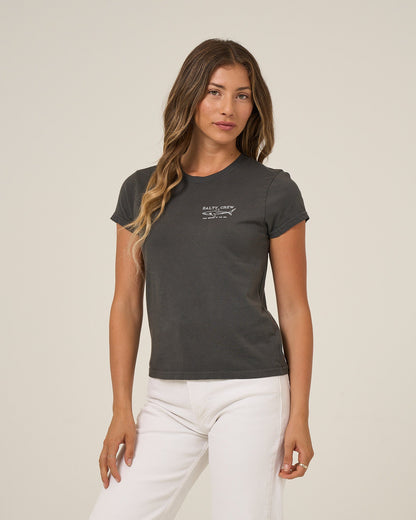 SHARK ANATOMY MODERN TEE - Charcoal | Salty Crew