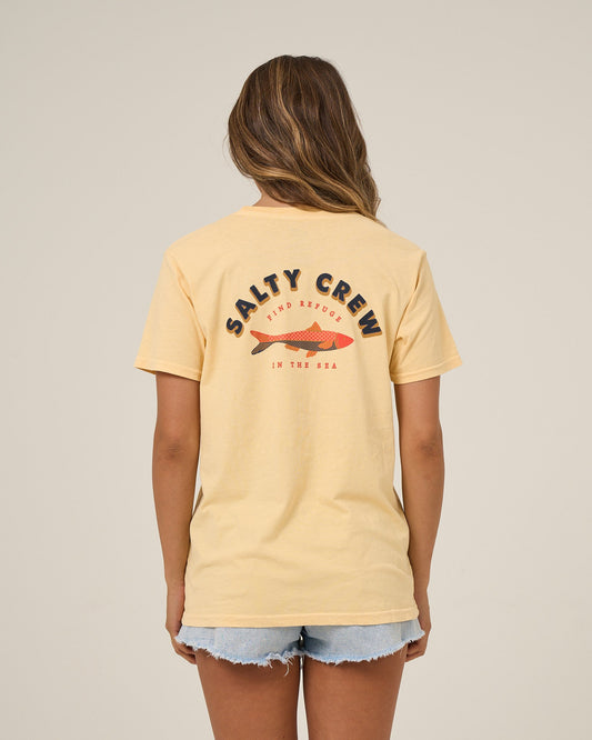 SALTY SARDINE BF TEE - Custard | Salty Crew