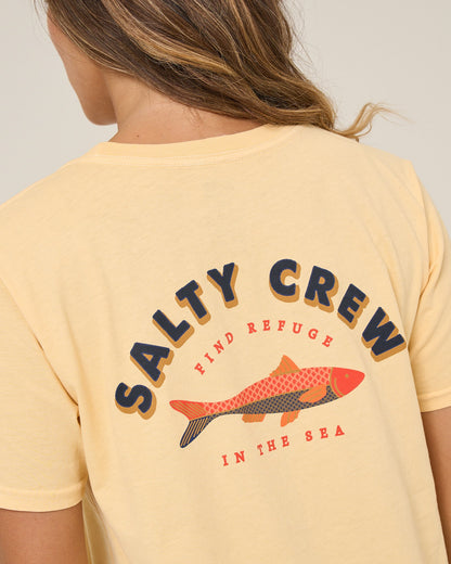 SALTY SARDINE BF TEE - Custard | Salty Crew