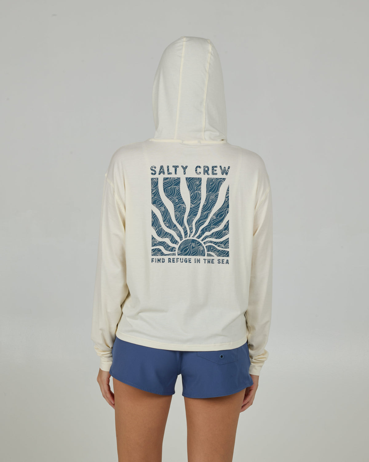 PERFECT SET TECH HOODY - OFF WHITE | Salty Crew