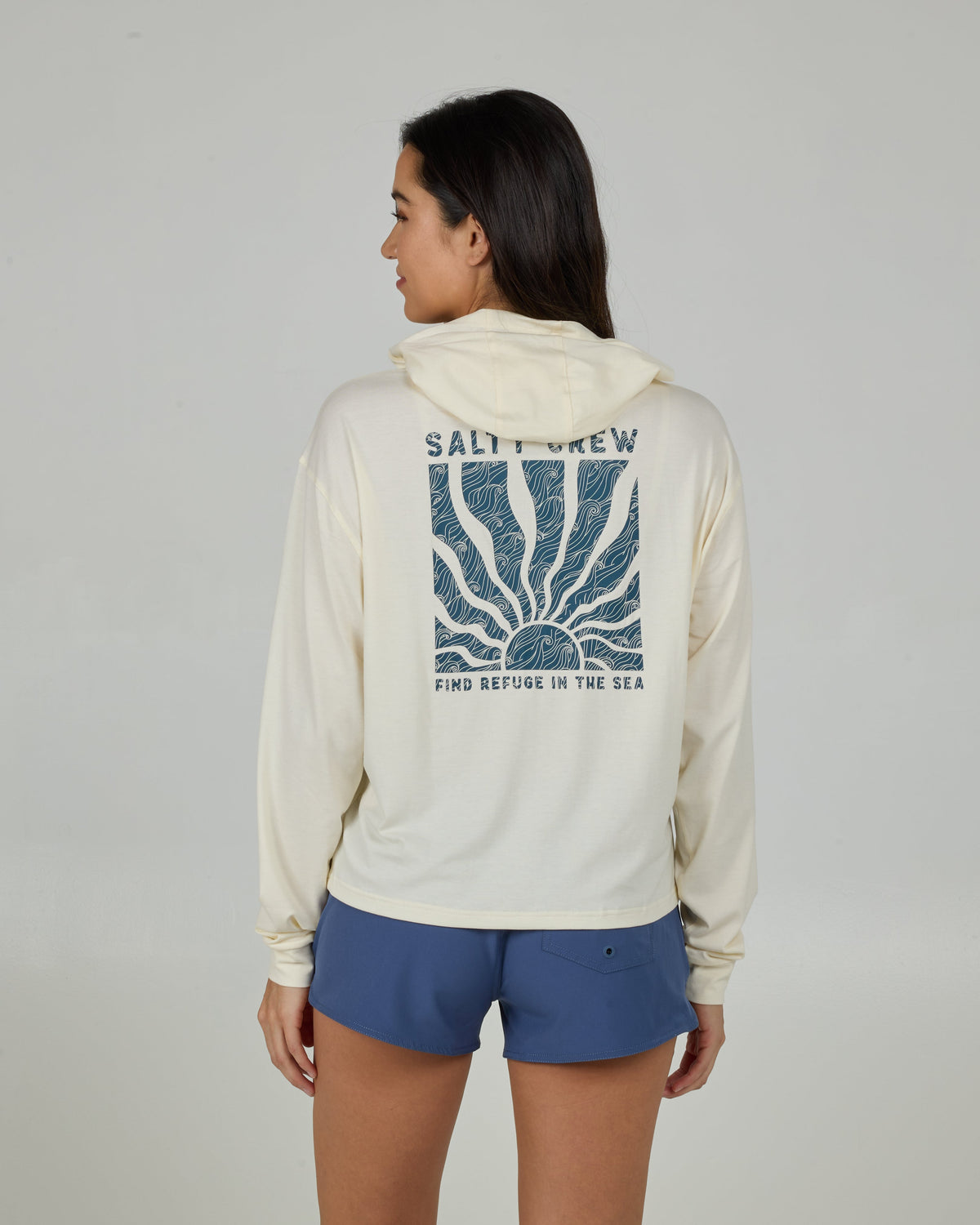 PERFECT SET TECH HOODY - OFF WHITE | Salty Crew