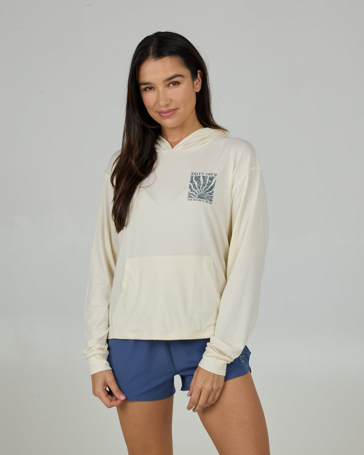 PERFECT SET TECH HOODY - OFF WHITE | Salty Crew
