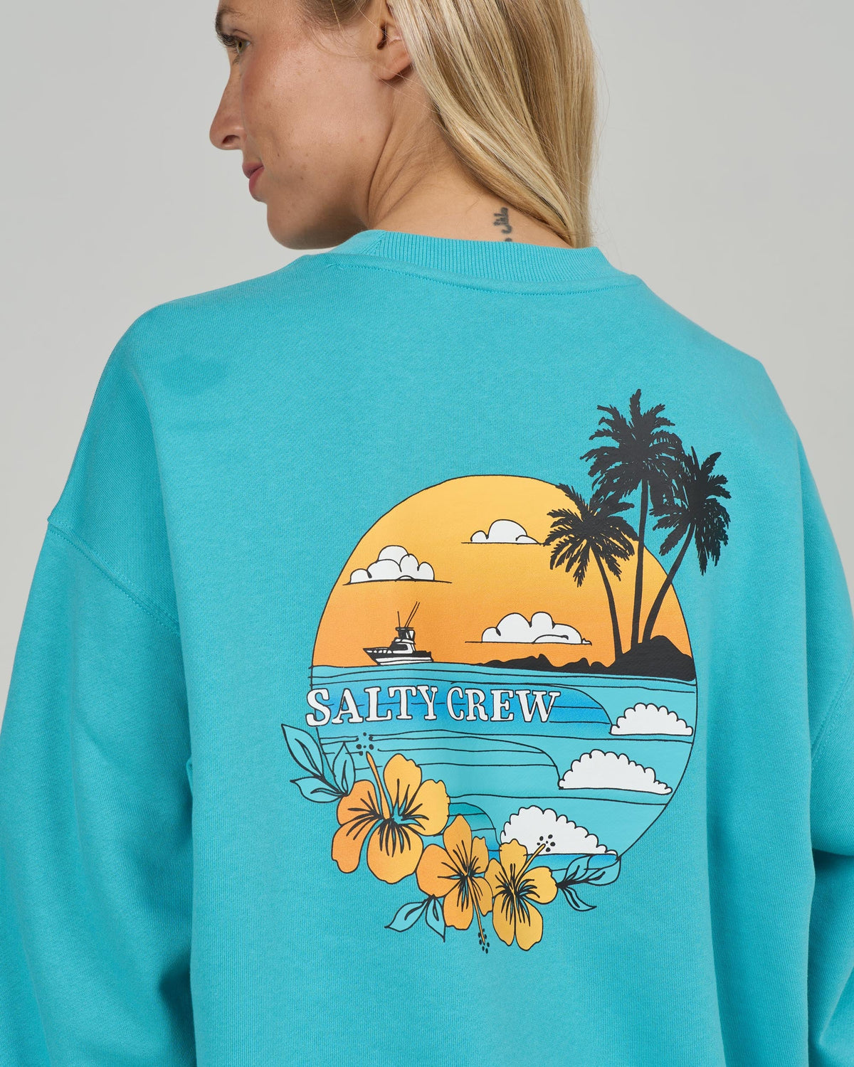 SUNSET CREW - Turquoise | Salty Crew